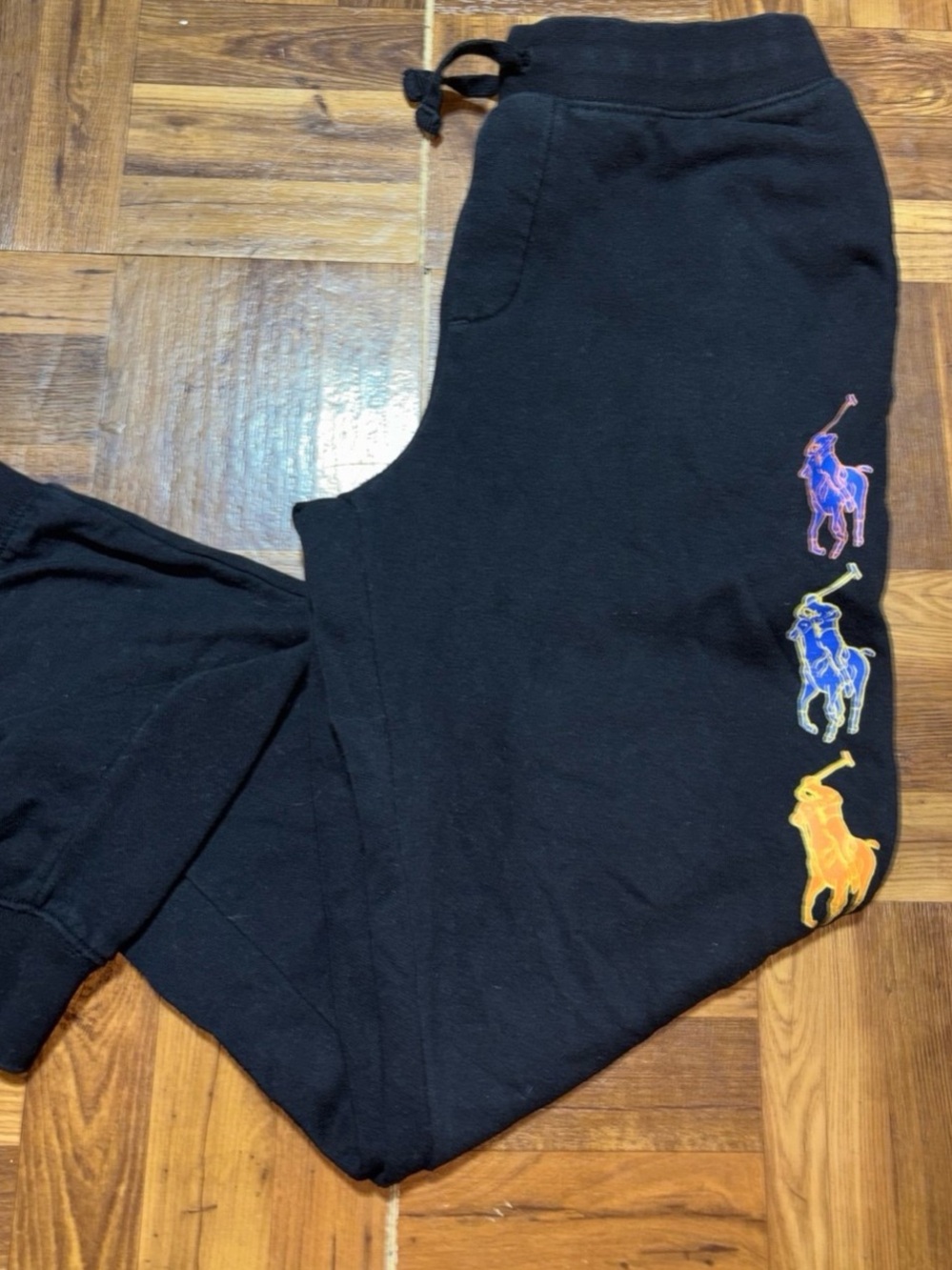 Polo Ralph Lauren black jogger pants, Youth Size 14-16
